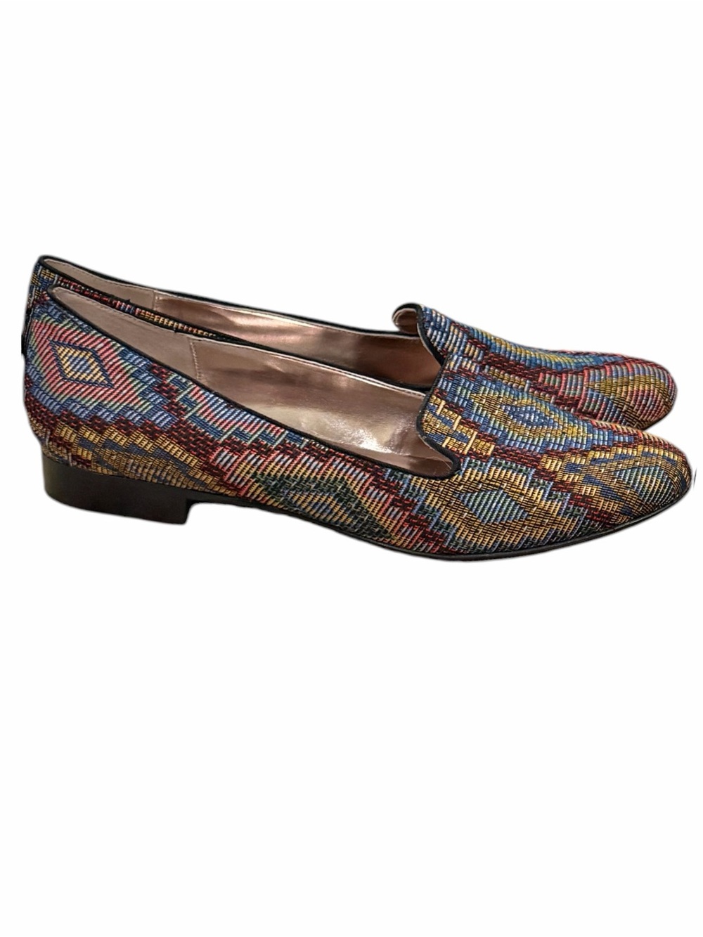 Steve Madden Women's Woven Southwestern Tapestry Loafers Flats Size 8.5